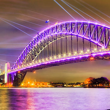 Vivid Sydney cruises offering best views of the Harbour Bridge